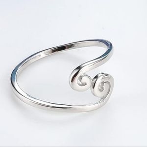 Solid Sterling silver .925 toe ring. 3 different types.